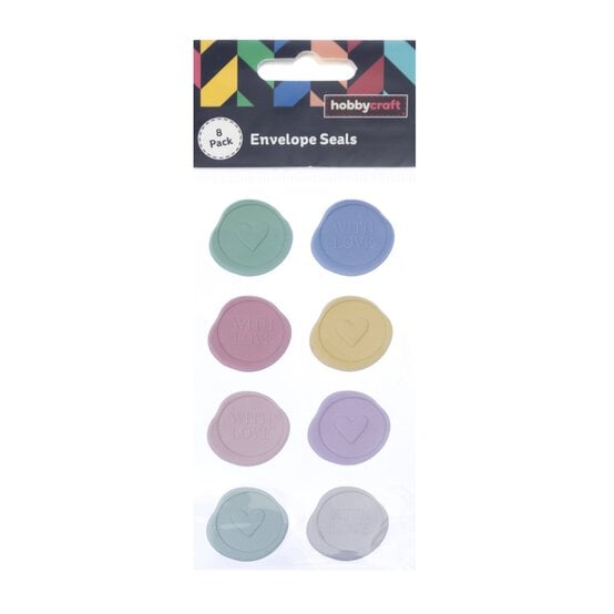 Love Envelope Seal Stickers 8 Pack  image number 3