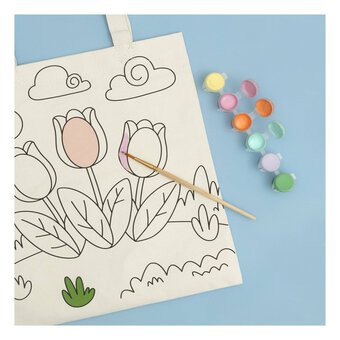 Paint Your Own Tulip Tote Bag Kit 