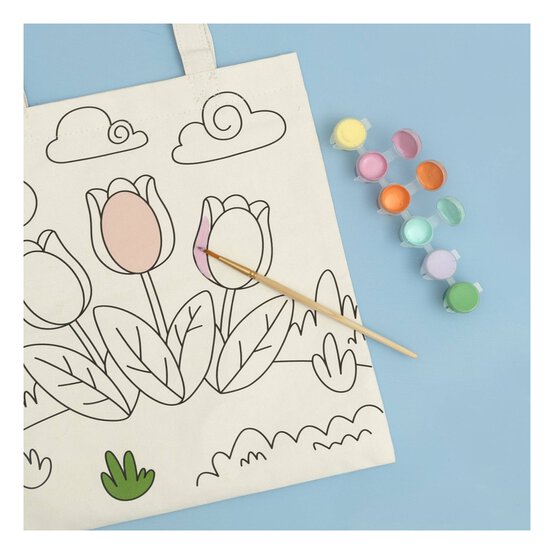 Paint Your Own Tulip Tote Bag Kit  image number 2