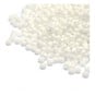 Beads Unlimited Opaque White Rocaille Beads 2.5mm x 3mm 50g image number 1
