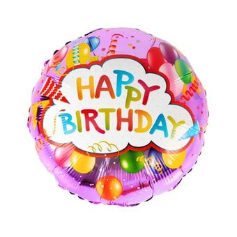 Large Happy Birthday Party Foil Balloon