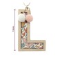 Hanging Wooden Letter L 7.5cm image number 3