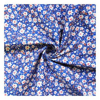 Purple Mindy Polycotton Ditsy Fabric by the Metre