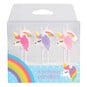 Baked With Love Novelty Unicorn Candles 6 Pack image number 1