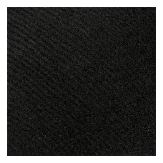 Black Poly Spandex Suede Fabric by the Metre image number 2