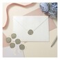Green Floral Envelope Seal Stickers 6 Pack  image number 2