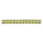 Olive 25mm Cotton Lace Trim by the Metre image number 1