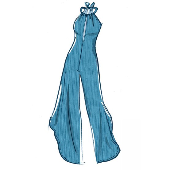 McCall&rsquo;s Women's Jumpsuit Sewing Pattern L-XL M8069 image number 4