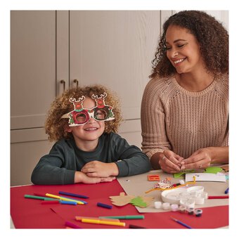 Wooden Reindeer Glasses