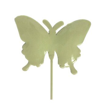 Light Green Enamel Butterfly Pick  image number 4