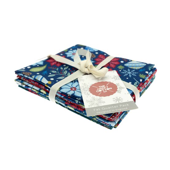 Jewelled Christmas Fat Quarters 5 Pack image number 8