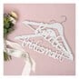 Create & Celebrate Bride White Wooden Hanger image number 2