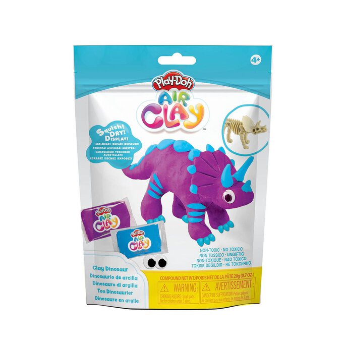 PlayDoh Air Clay Purple Dinosaur Kit Hobbycraft