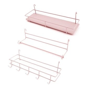 Blush Pink Trolley Accessories 3 Pack
