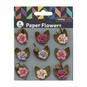 Handmade Vintage Pink Mini Rose Flowers 9 Pack image number 4