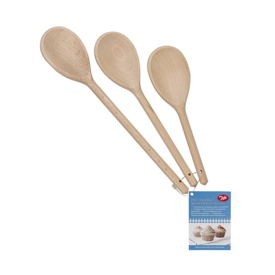 Tala Beech Wooden Spoon Set 3 Pack  image number 1