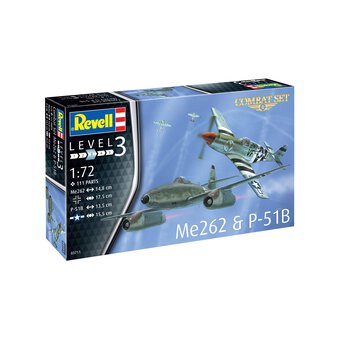 Revell Me262 and P-51B Model Kit 1:72
