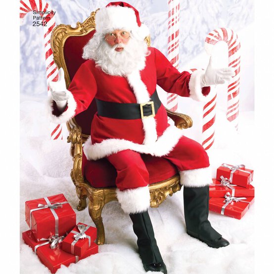 Simplicity Santa and Elf Outfit Sewing Pattern 2542 (X-XL) image number 4