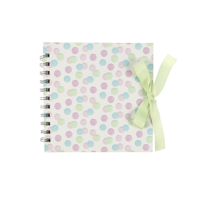 Spiral Bound Spots Scrapbook 6 x 6 Inches image number 1