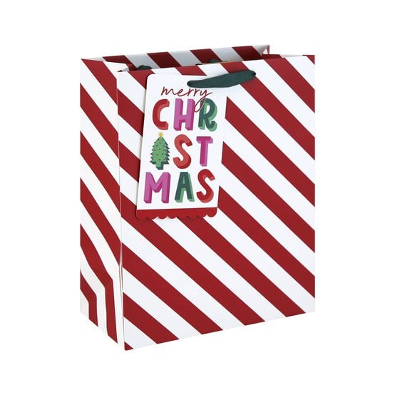 Candy Cane Gift Bag 33cm x 27cm image number 1