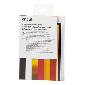 Cricut Royal Flush Foil Insert Cards 4.75 x 6.6 Inches 12 Pack