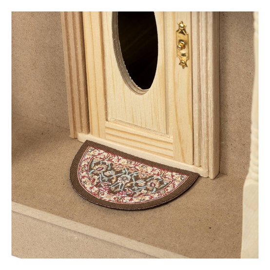 Doll&rsquo;s House Oval Floral Mat image number 2