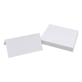 White Place Cards 50 Pack