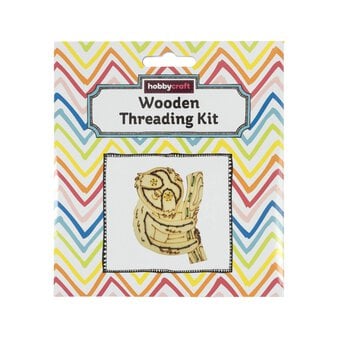 Sloth Wooden Threading Kit