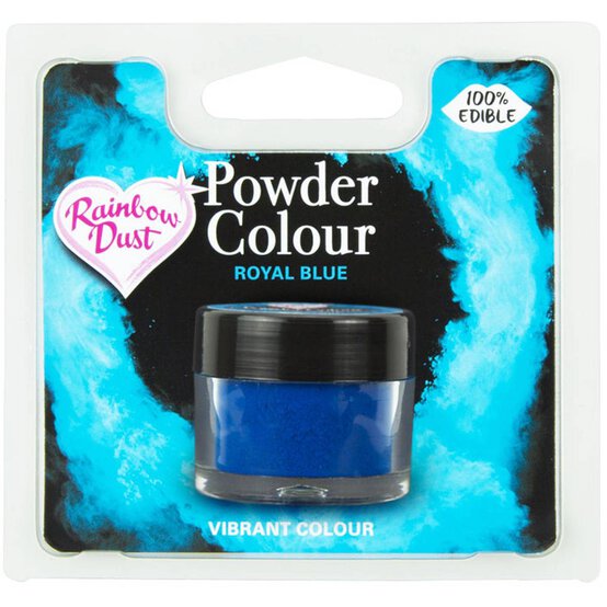 Rainbow Dust Royal Blue Edible Powder Colour 2g image number 3