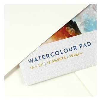 Shore & Marsh Cold Pressed Watercolour Spiral Pad 16 x 12 Inches 12 Sheets