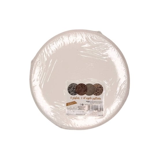 Safari Animal Print Plates 8 Pack image number 4