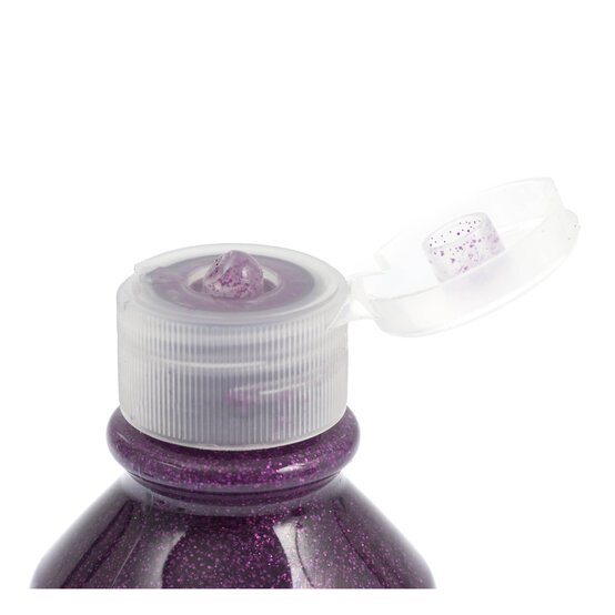 Purple Glitter Paint 150ml image number 4
