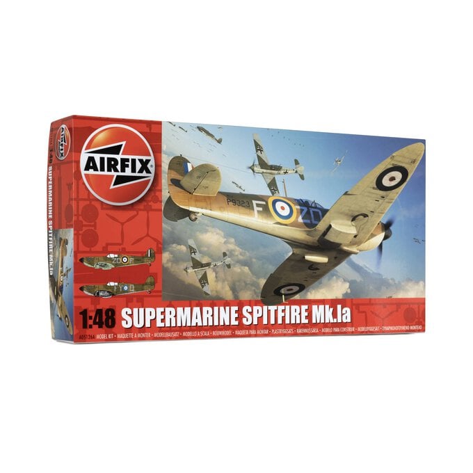 Airfix Supermarine Spitfire Mk.1a Model Kit 1:48 image number 1