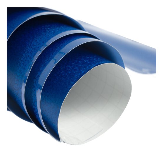 Turquoise Blue Holographic Sparkle Permanent Vinyl 12 x 24 Inches image number 3