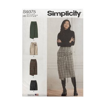 Simplicity Women's Skirts Sewing Pattern S9375 (H5 6-14)