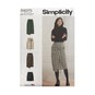Simplicity Women's Skirts Sewing Pattern S9375 (H5 6-14) image number 1
