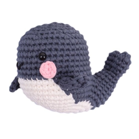 Trimits Beginner&rsquo;s Amigurumi Crochet Whale Kit image number 3