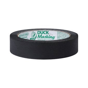 Duck Tape Black Masking Tape 24mm x 27.4m  image number 2