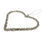 Silver Diamante Hanging Heart 10cm image number 3
