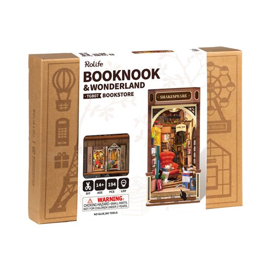 Rolife Bookstore DIY Book Nook image number 1