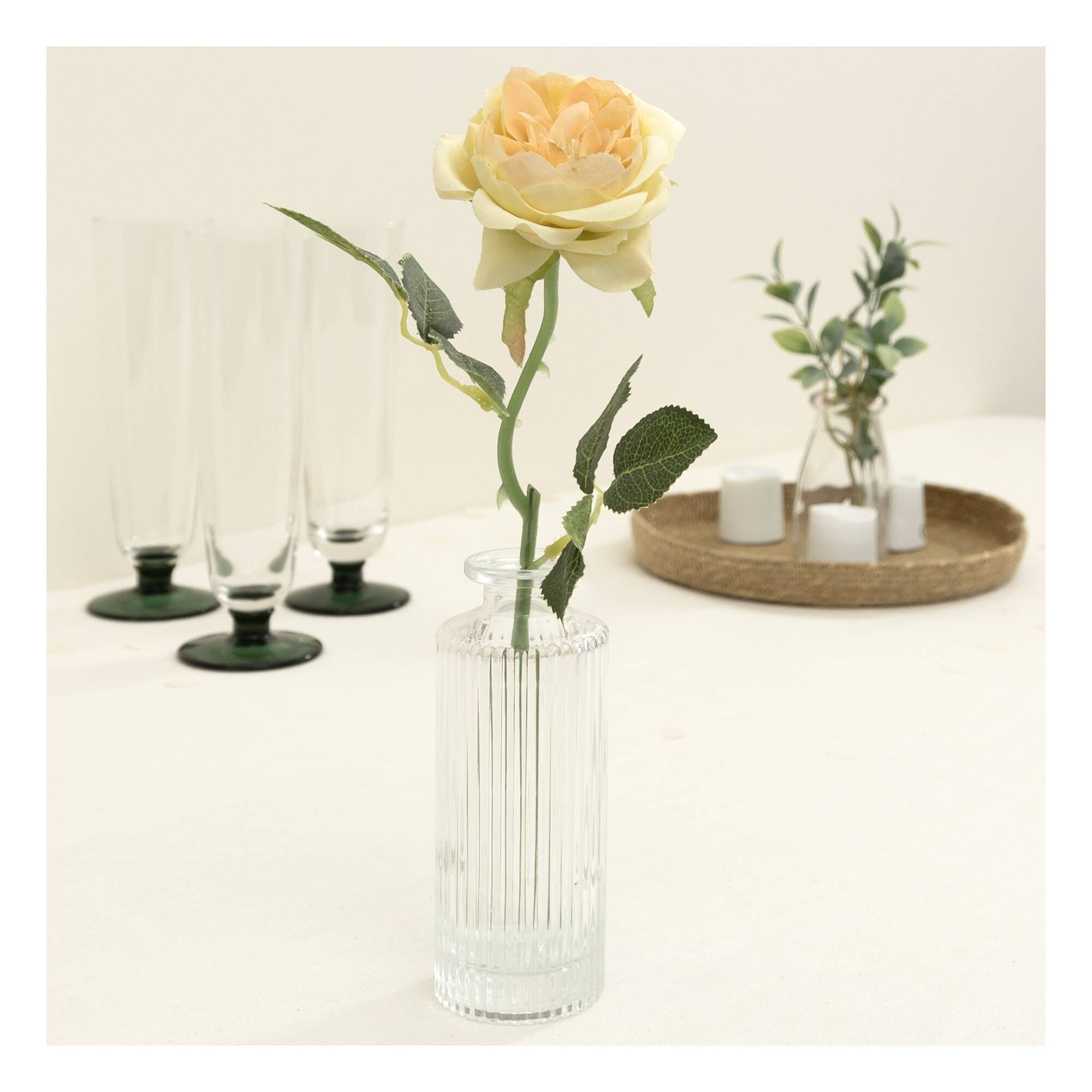 Tall Bud Glass Vase 13cm x 5cm Hobbycraft