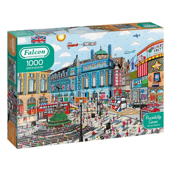 Falcon Piccadilly Circus Jigsaw Puzzle 1000 Pieces image number 1