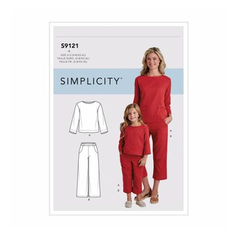 Simplicity Top and Trousers Sewing Pattern S9121