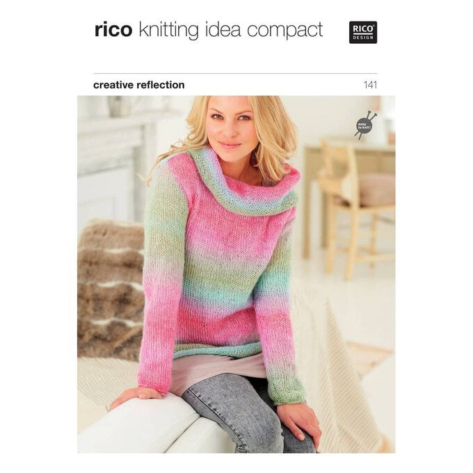 Rico Creative Reflection Ladies' Sweaters Digital Pattern 141 image number 1
