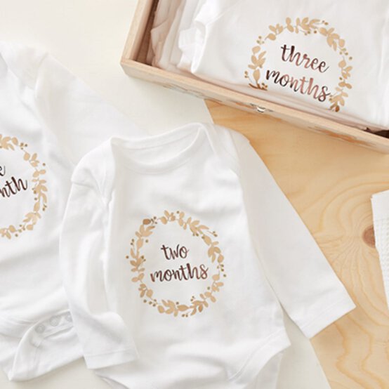 Cricut: How to Make Milestone Baby Grows image number 1