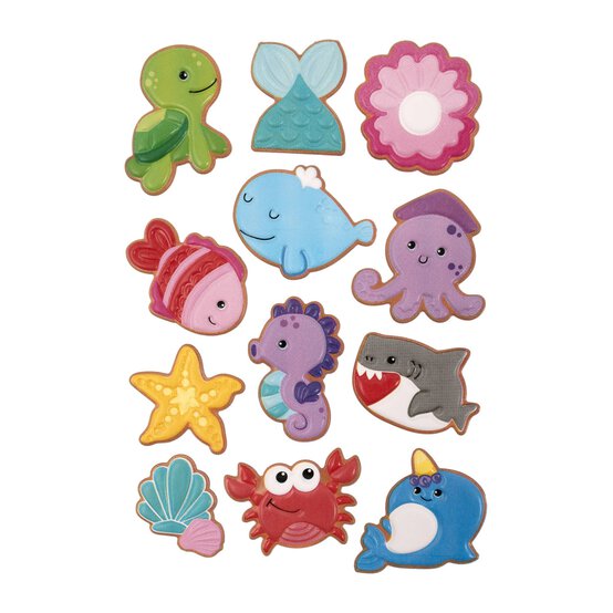 Sea Friend Puffy Stickers  image number 1