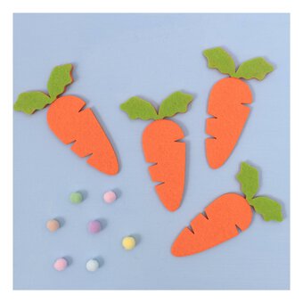 Felt Carrots 4 Pack