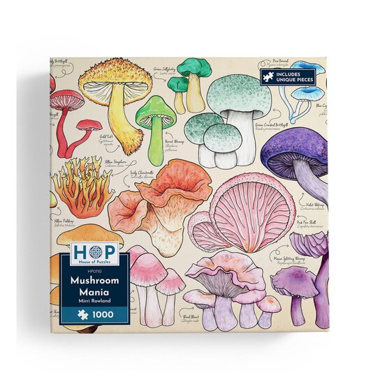 Mushroom Mania Jigsaw Puzzle 1000 Pieces image number 1