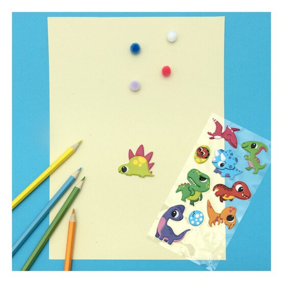 Baby Dino Puffy Stickers  image number 2
