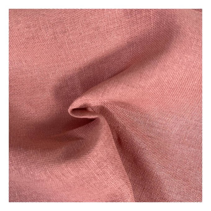 Dusky Pink Jinke Cloth Fabric by the Metre image number 1